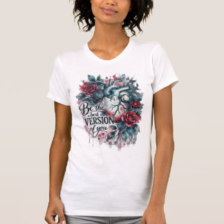 Anatomisk Hjärtvattenfärg Rosor Var Den Bästa Vers T Shirt
