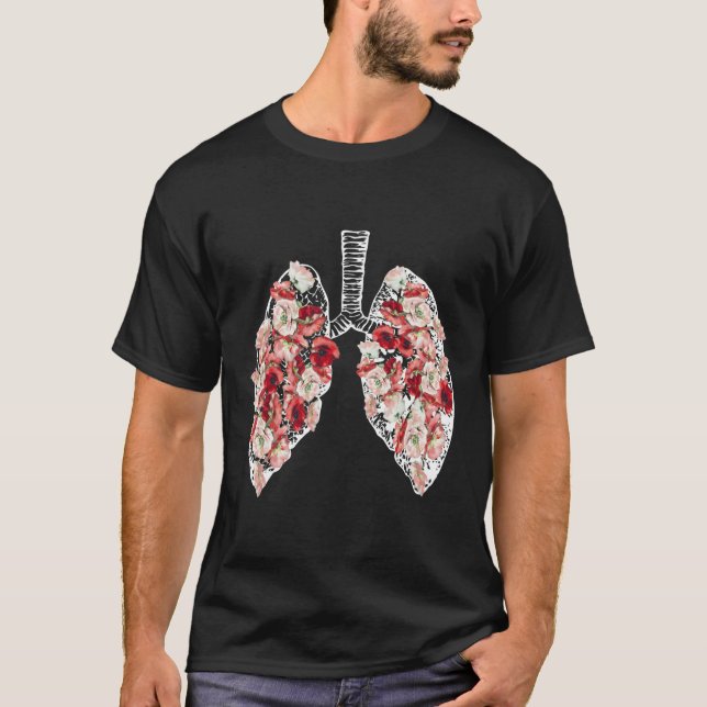 Anatomiska hov- och blomningsanläggningar t shirt (Framsida)