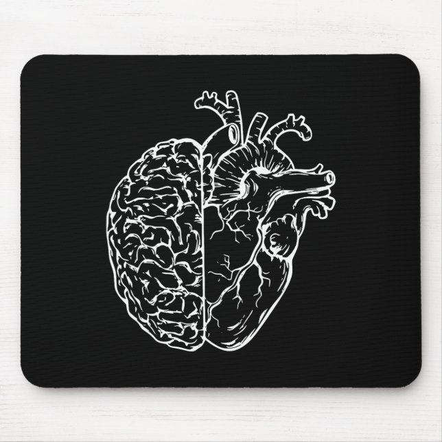 Anatomiskt Brain Heart Nurse Teacher Student Nursi Musmatta (Framsidan)
