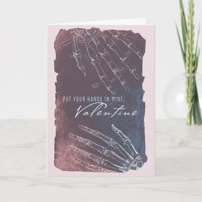 Anatomiskt Händer Alla hjärtans dagskort Tack Kort (Framsida)