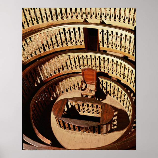 Anatomiskt teater, byggt 1594-95 poster (Framsidan)