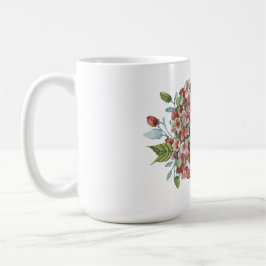 Anatomy blommigt Kidney-illustration Kaffemugg