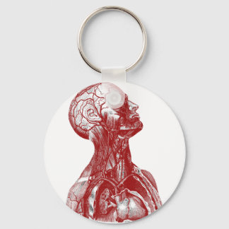 Anatomy Bust Red Nyckelring