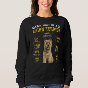 Anatomy Cairn Terrier för Women Manar T Shirt