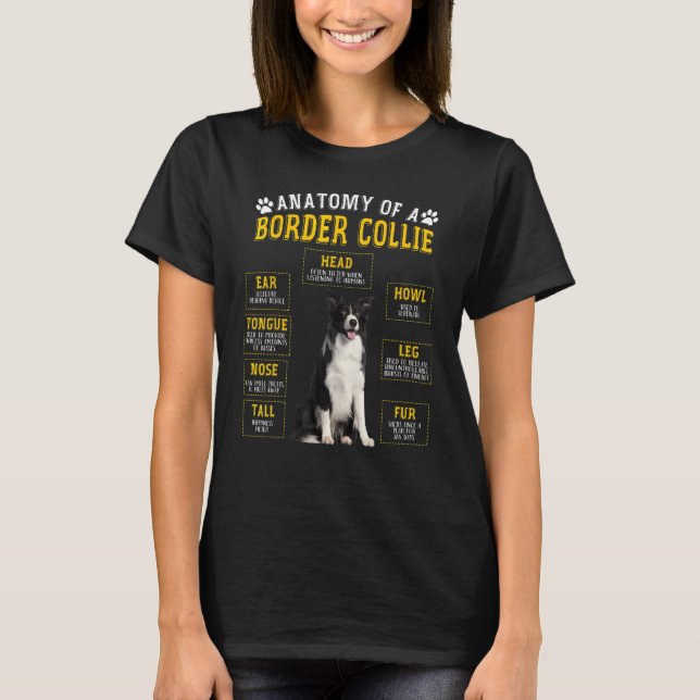 Anatomy Gräns Collie for Women Manar T Shirt (Framsida)