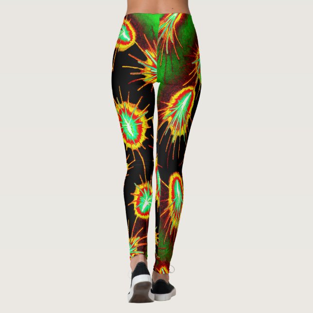 Anatomy Leggings – Surreal Psychedelic Body Art (Baksida)