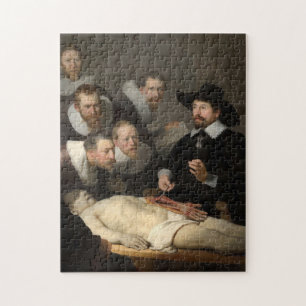 Anatomy Lesson Dr Nicolaes Tulp Rembrandt Pussel