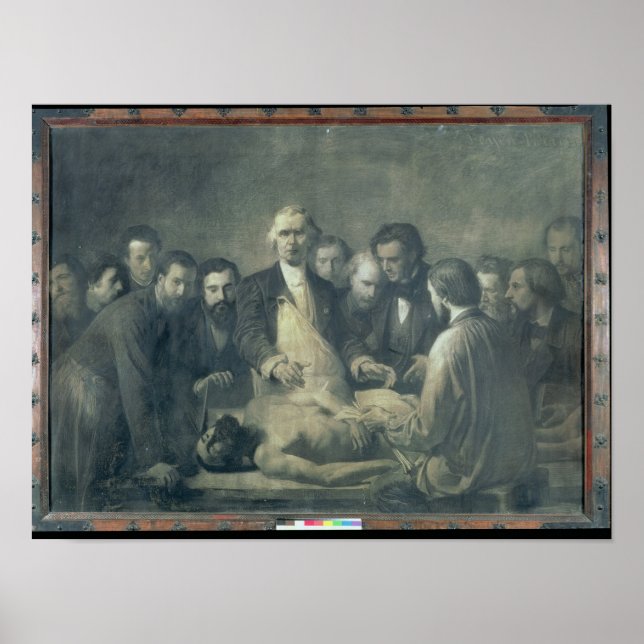 Anatomy Lesson från Doktor Velpeau Poster (Framsidan)