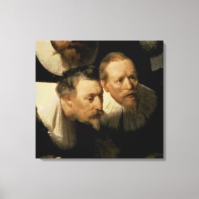 Anatomy Lesson of Dr Nicolaes Tulp, 1632 Canvastryck (Framsida)
