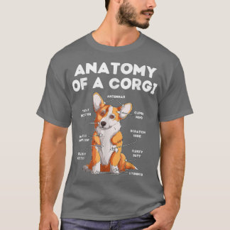 Anatomy of a Corgi T Shirt