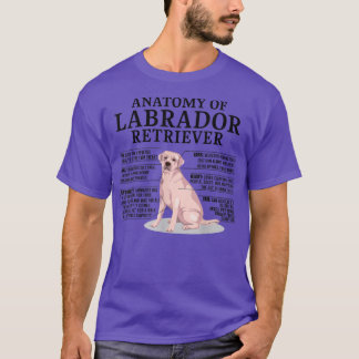 Anatomy Of A Labrador Retriever Funny Dog Owner T Shirt