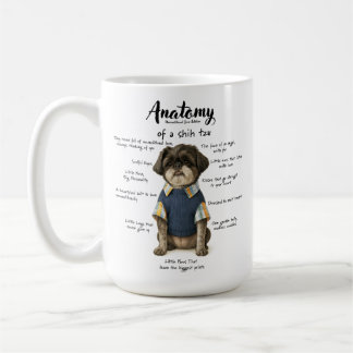 Anatomy of a Shihtzu Unconditional Love Edition Kaffemugg