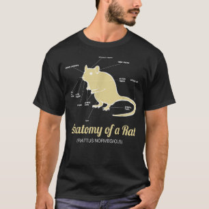 Anatomy of Pet Rat T-shirt