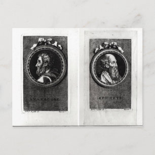 Anaxagorus och Epictetus Vykort