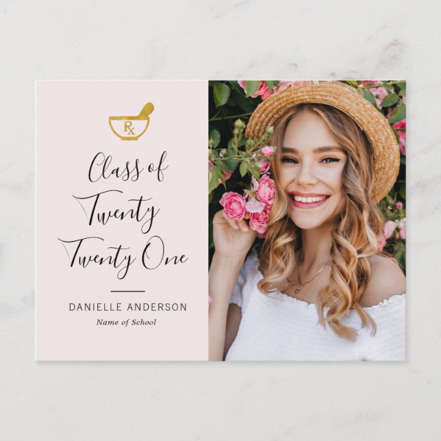 Anbjudan till anmälan om vitskript för apotek vykort (Framsida)