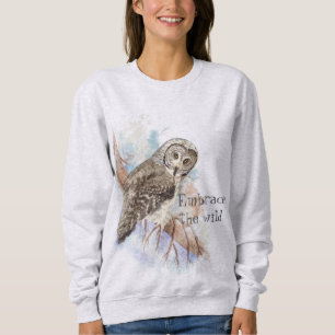 Anbringa Vilden "Animal Wildlife Quote med Uggla T Shirt