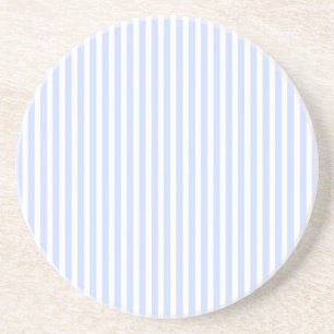 Anbud Baby blue Blek Himlar Blue och White Rand Underlägg Sandsten