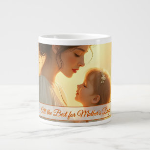 Anbud Motherly Kärlek i blooming Light Jumbo Mugg