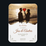 ANBUDSINFORDRAN MED BILDER MAGNET<br><div class="desc">Konstruktionsmall för Fantastisk bröllop med redigerbar text i ekologiskt stil för prydnadsföremål. Använda den här redigerbara bröllopsinbjudningsmallen för din bröllop-händelse. Lättredigerbar text och färg.</div>