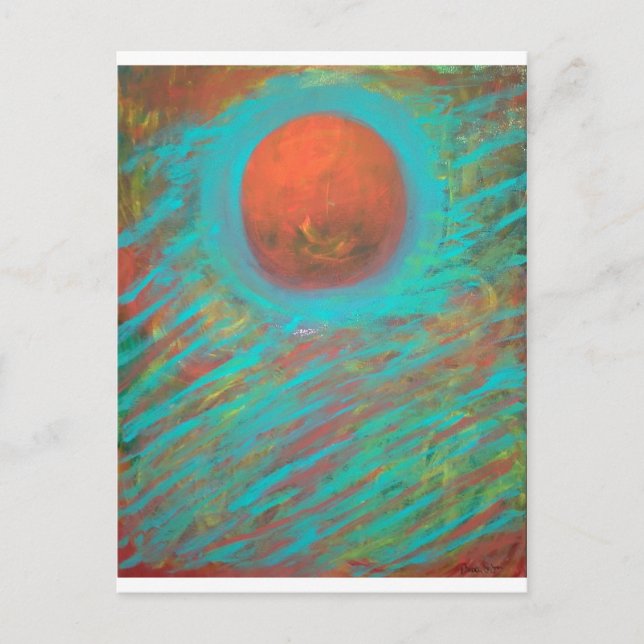 Anca Sofia Decorative Art: Här kommer sol Vykort (Framsida)