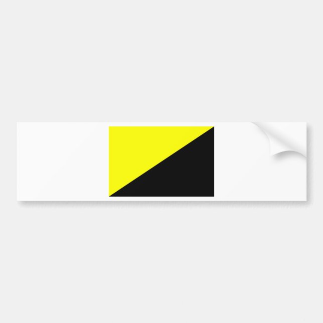 Ancap Anarchocapitalist Flagga Bildekal (Framsidan)