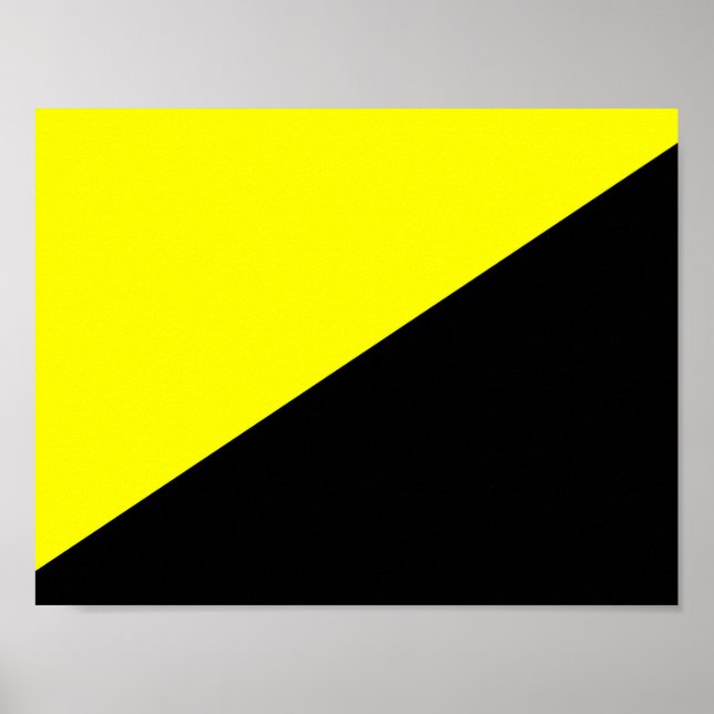Ancap Anarchocapitalist Flagga Poster (Framsidan)