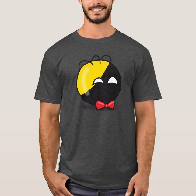 Ancap boll Polandball, söt memerararmbåge T Shirt (Framsida)