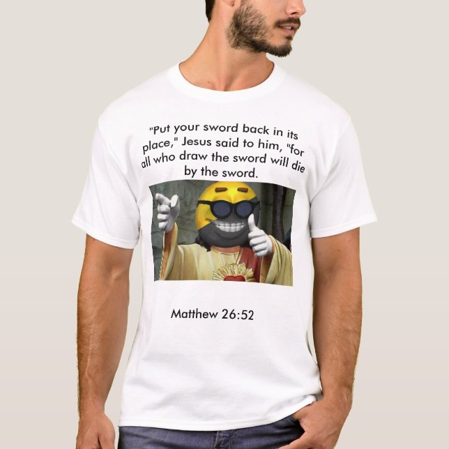 AnCap Jesus Tee Shirt (Framsida)