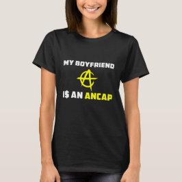 ANCAP-tshirt för henne - min pojkvän är en ANCAP T Shirt