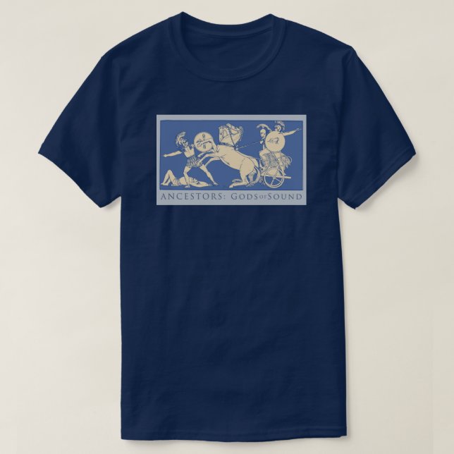 ANCESTORS: Ljud gudar - grekiska krigare T Shirt (Design framsida)