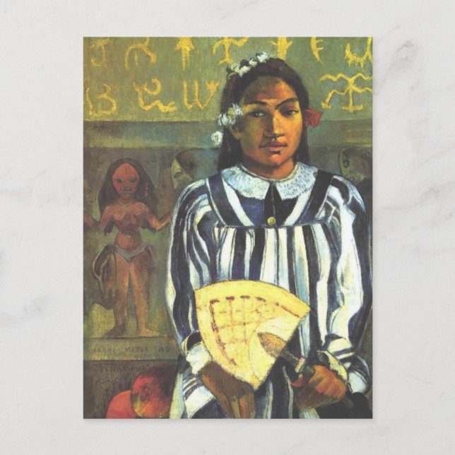 Ancestors Tehamana - Paul Gauguin Vykort (Framsida)