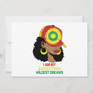 Ancestors Wildest Dreams Black History Month Inbjudningar