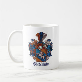Ancestral Family Crest för Shedenhelm Kaffemugg