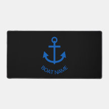 Anchor Blue-Personlig din Namn Black