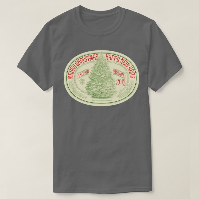 Anchor Brewing jul Ale T Shirt (Design framsida)