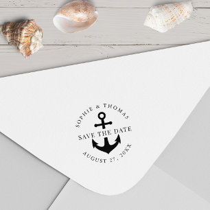 Anchor Bröllop spara datum Självfärgande Stämpel