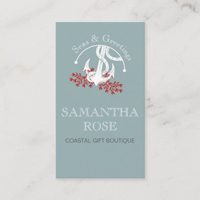 Anchor Coastal Affärskort Visitkort (Framsida)