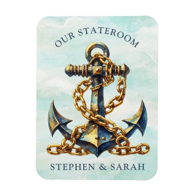 Anchor Cruise Frakt Stateroom Magnet (Vertikal)