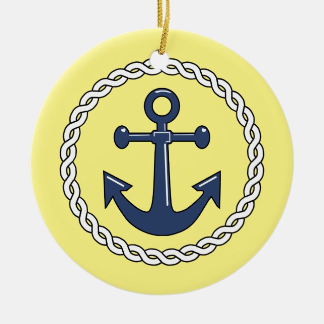 Anchor Dated jul Ornament (Framsidan)