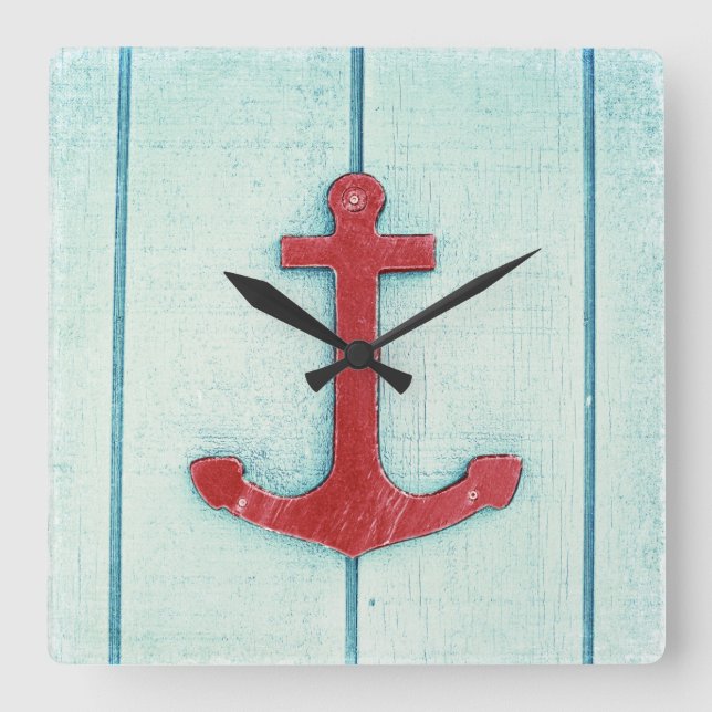 Anchor Décor Fyrkantig Klocka (Framsida)