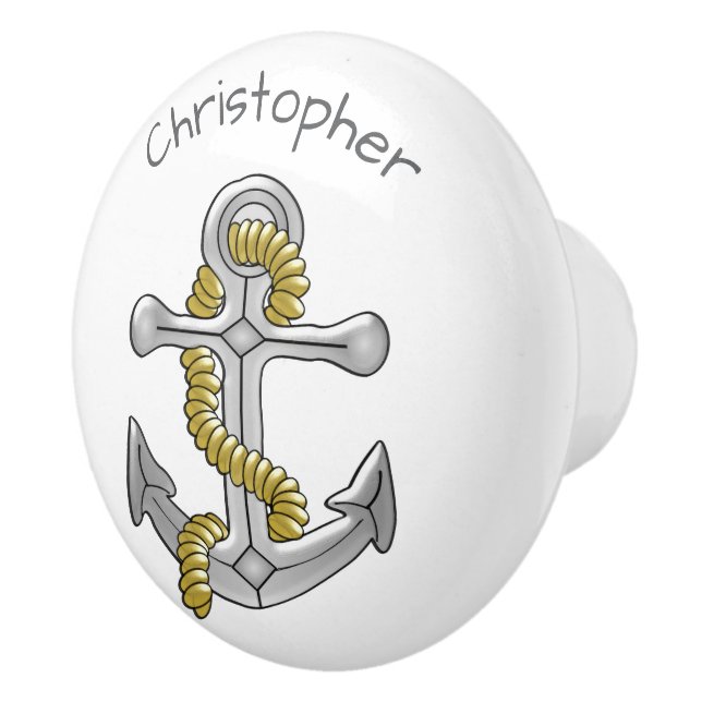 Anchor Design Personalised Knopp (Höger)
