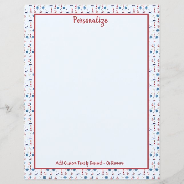 Anchor för Frakt av Nautical Lighthouse och Buoy P (Framsida)