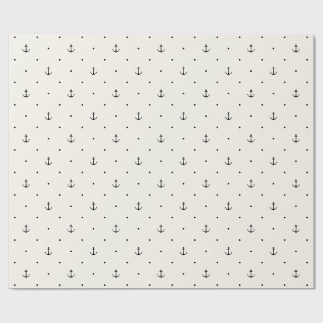Anchor-gåva från Nautiska havet Presentpapper (Platt)