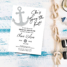 Anchor Gifter sig Nautical Möhippa Inbjudningar