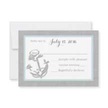 Anchor Grått Nautical Responcard