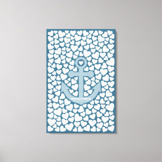 Anchor Guest Bok Canvas - 200 Namnteckning