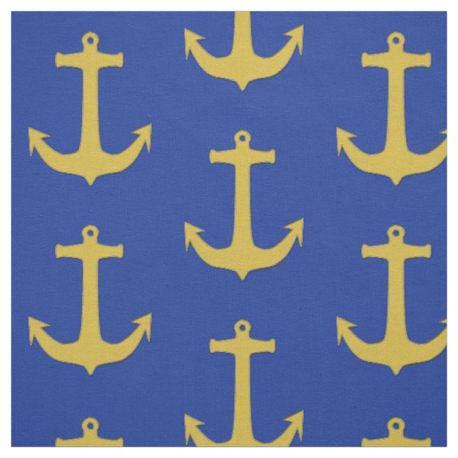 Anchor guld + dina idéer tyg (Provkarta)