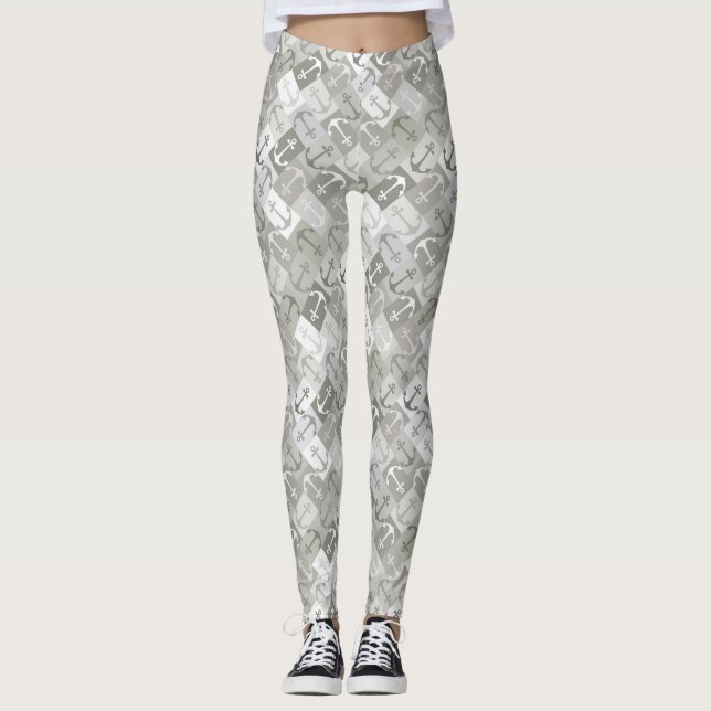 anchor herringbone mono leggings (Framsida)