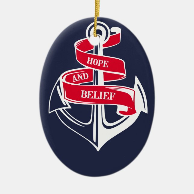 Anchor Julgransprydnad Keramik (Framsidan)