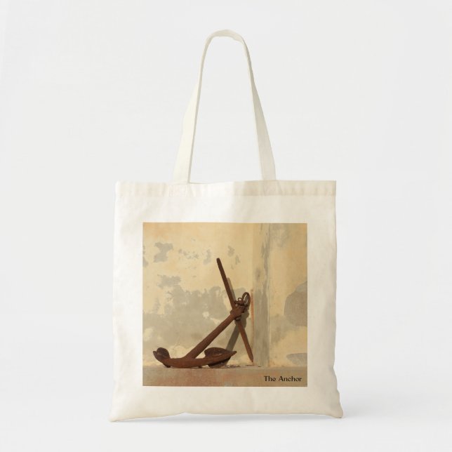 Anchor Kor Tote Bag - Hope and Steadfast Faith Tygkasse (Framsidan)